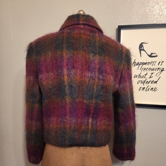 Harris Wallace Mohair Blend Cropped Jacket - Picture 3 of 16